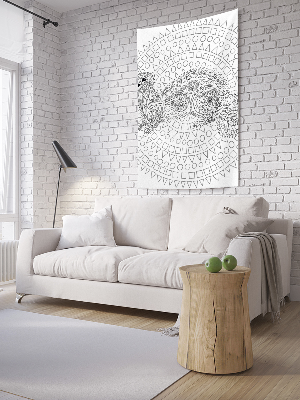 

Вертикальное фотопанно на стену JoyArty Соболиный мотив 150x200 см, Соболиный мотив