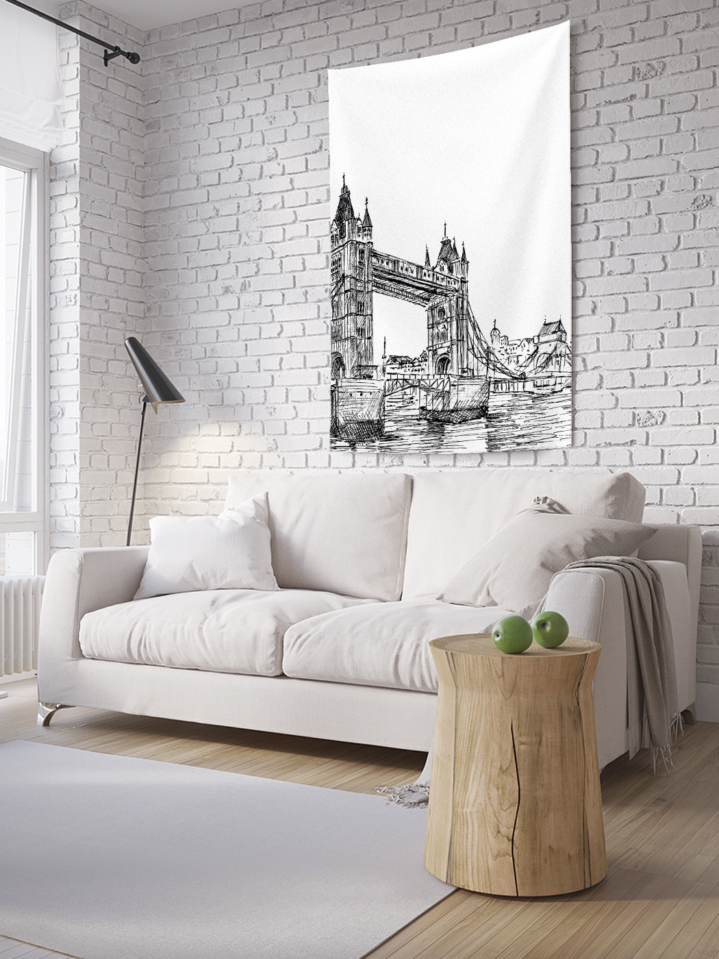 

Вертикальное фотопанно на стену JoyArty Тауэрский мост 150x200 см, Тауэрский мост