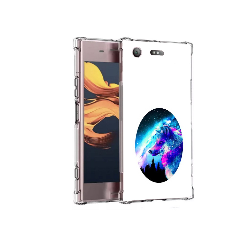 

Чехол MyPads Tocco для Sony Xperia XZ1 Compact голубой волк (PT91855.237.293), Прозрачный, Tocco
