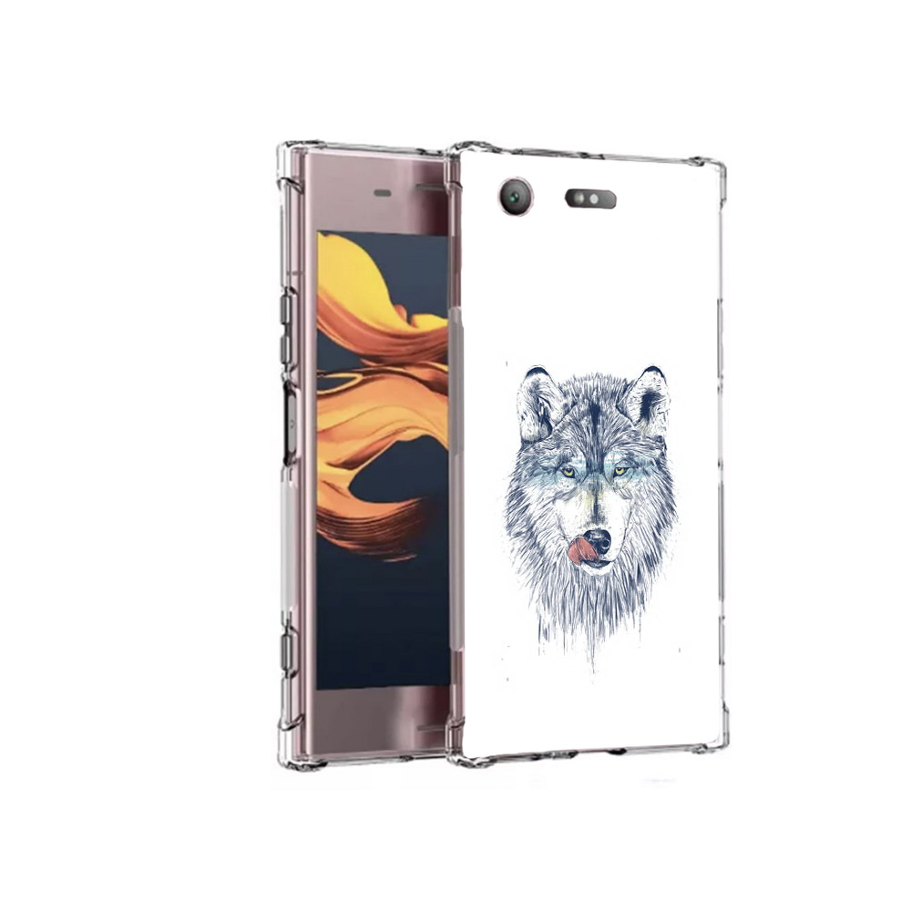

Чехол MyPads Tocco для Sony Xperia XZ1 Compact голодгый волк (PT91855.237.292), Прозрачный, Tocco