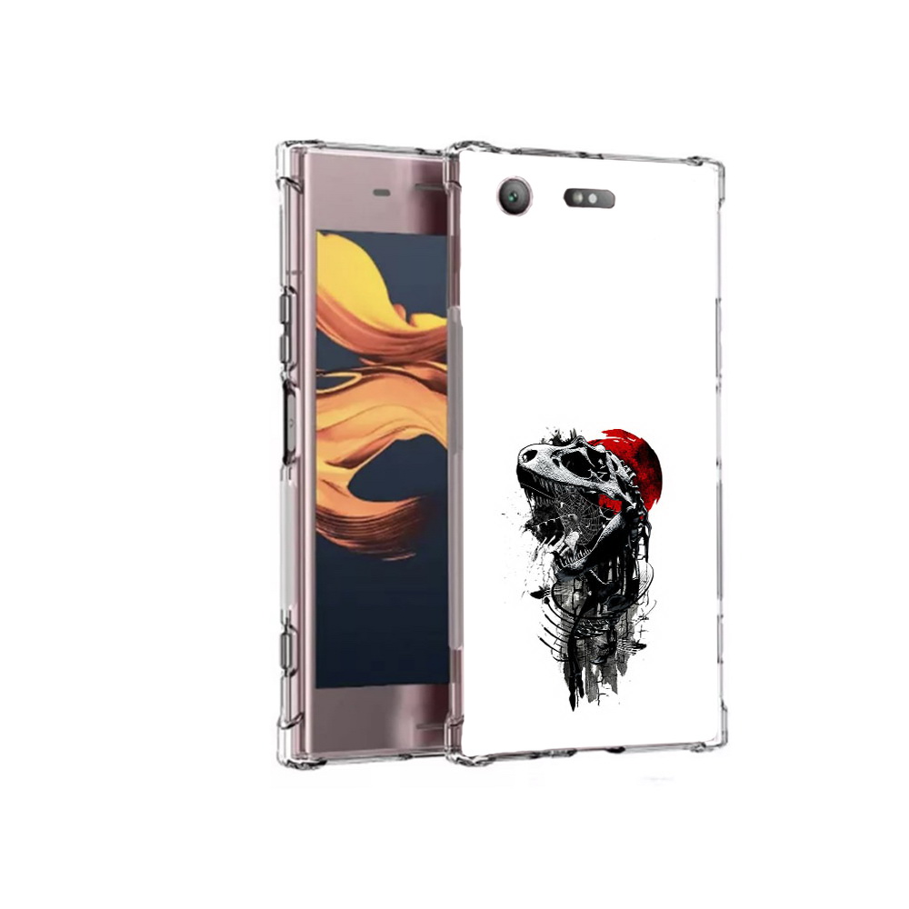 

Чехол MyPads Tocco для Sony Xperia XZ1 Compact вымерший динозавр (PT91855.237.284), Прозрачный, Tocco