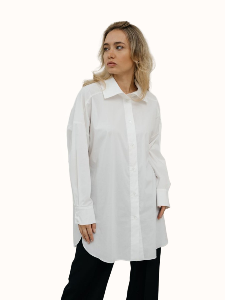 

Рубашка женская Модная дом виктории тишиной Альва белая XL, Альва