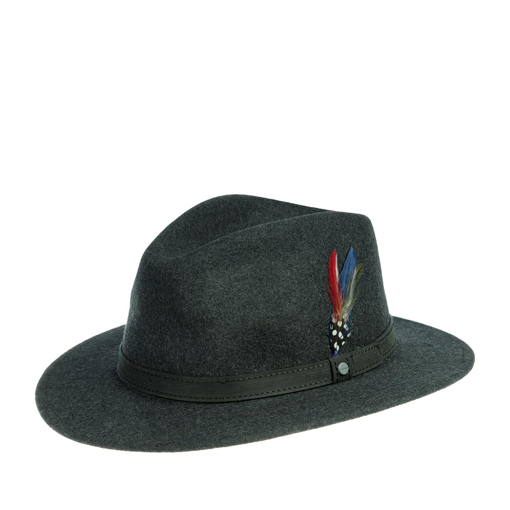 Шляпа унисекс Stetson 2598113 TRAVELLER WOOLFELT серая, р. 59