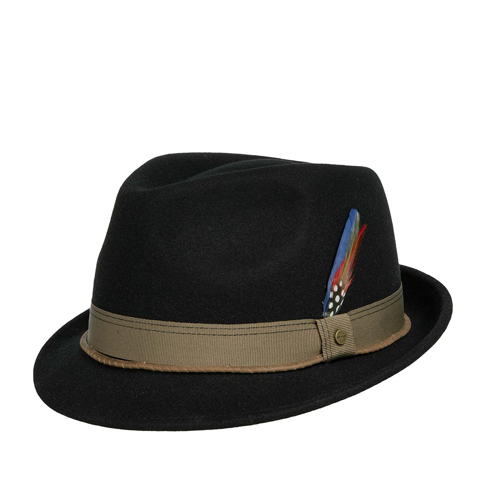 

Шляпа унисекс Stetson 1238109 TRILBY WOOLFELT черная, р, Черный, 1238109 TRILBY WOOLFELT