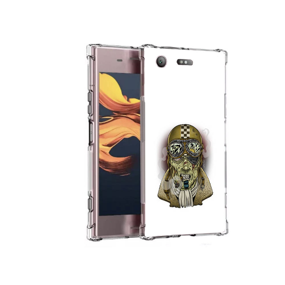 

Чехол MyPads Tocco для Sony Xperia XZ1 Compact военный зомби (PT91855.237.264), Прозрачный, Tocco