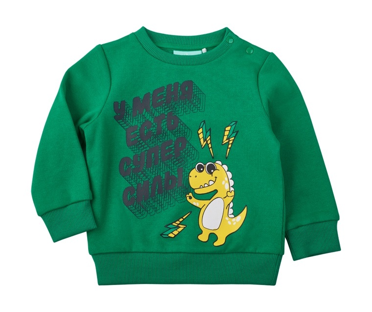 

Свитшот детский Kari Baby AW24B11403207, зеленый, 74, 234447