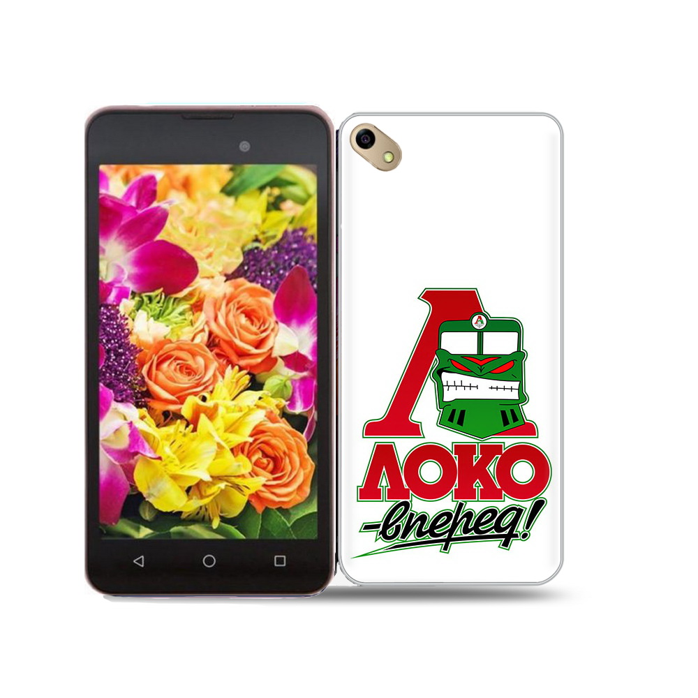 

Чехол MyPads Tocco для BQ 5035 ФК локо вперед, Прозрачный, Tocco
