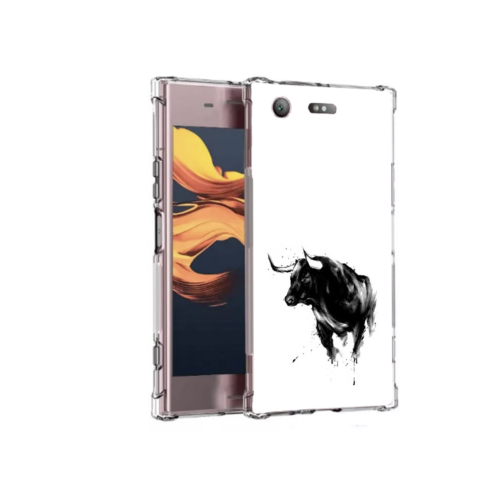 

Чехол MyPads Tocco для Sony Xperia XZ1 Compact бык (PT91855.237.254), Прозрачный, Tocco