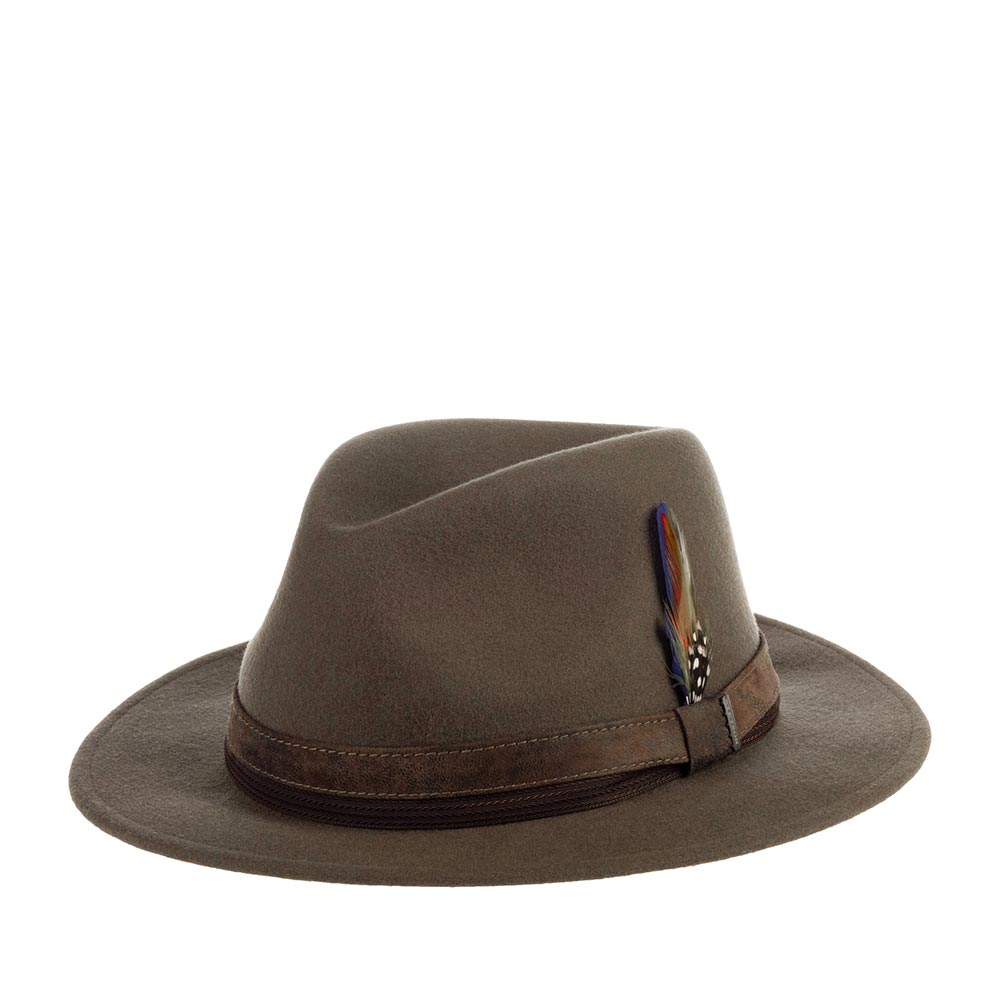 

Шляпа унисекс Stetson 2528116 TRAVELLER WOOLFELT серая, р. 59, Серый, 2528116 TRAVELLER WOOLFELT