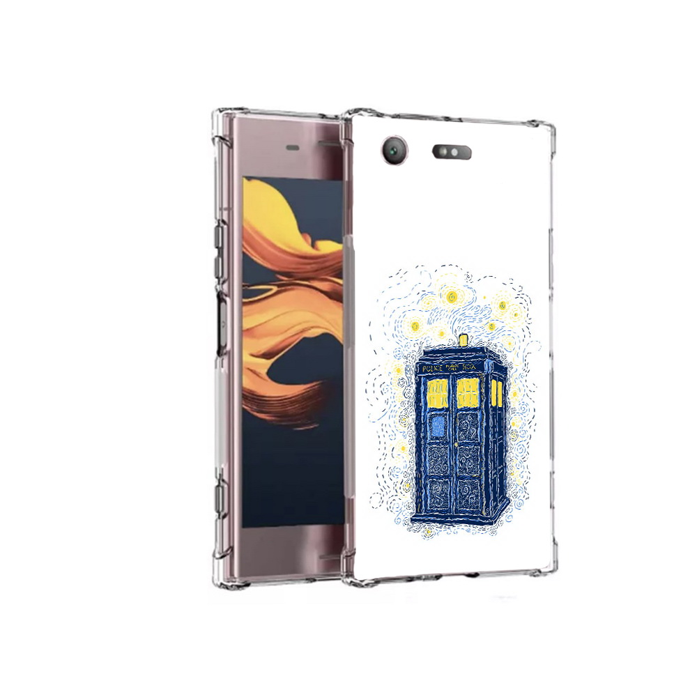 

Чехол MyPads Tocco для Sony Xperia XZ1 Compact будка рисунок (PT91855.237.249), Прозрачный, Tocco