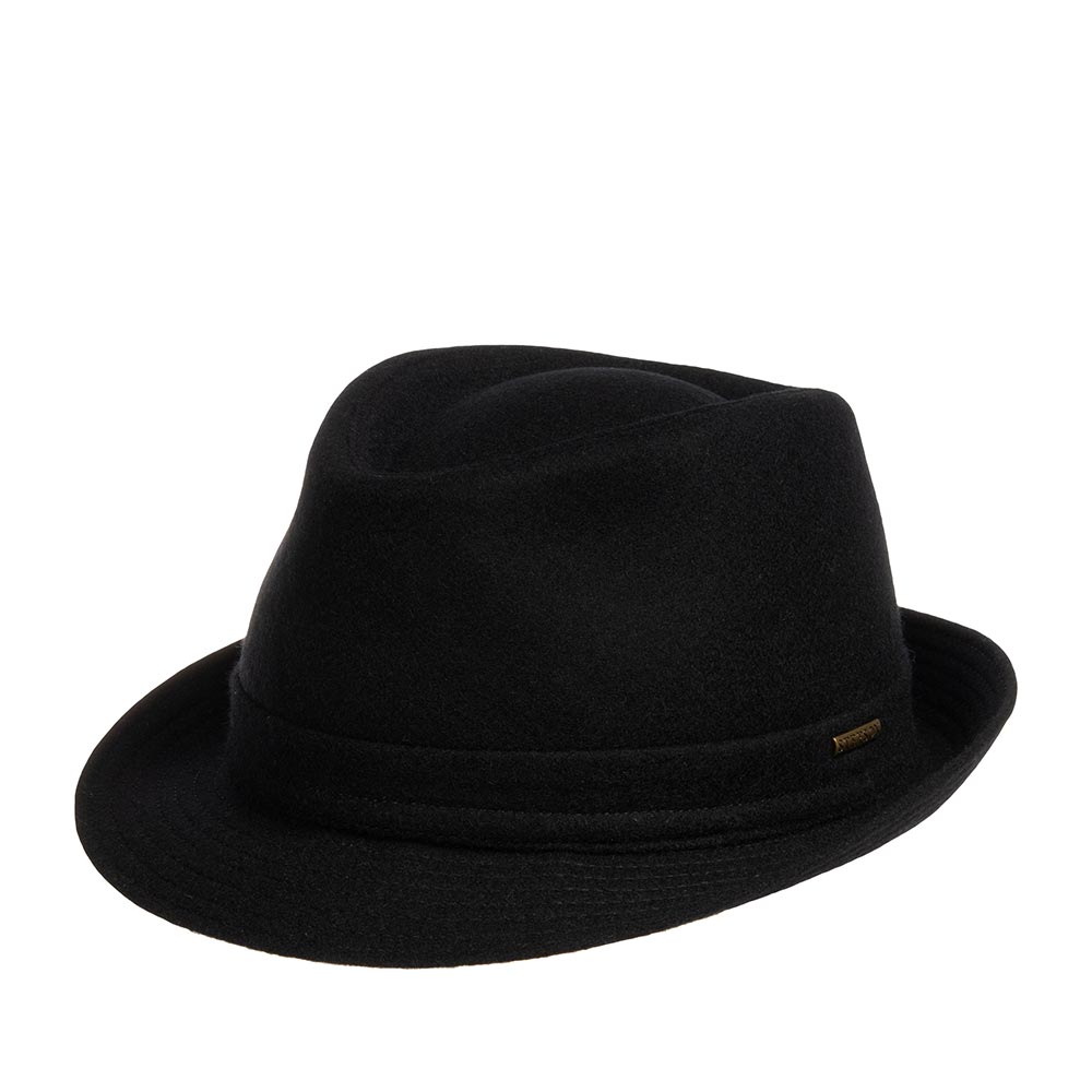 Шляпа унисекс Stetson 1110102 TRILBY WOOLFELT черная, р. 61 Китай черный