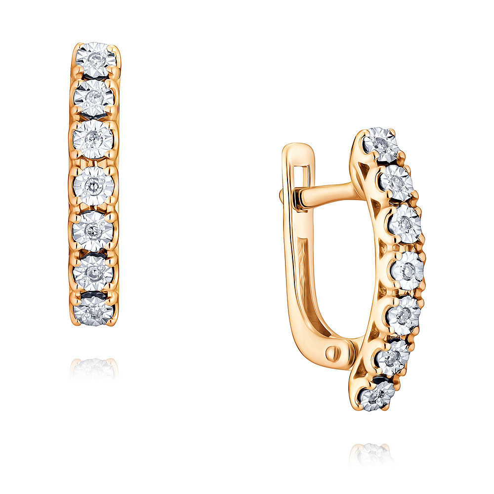 

Серьги из красного золота с бриллиантом ADAMAS 24035515/01-А50Д-41, 24035515/01-А50Д-41