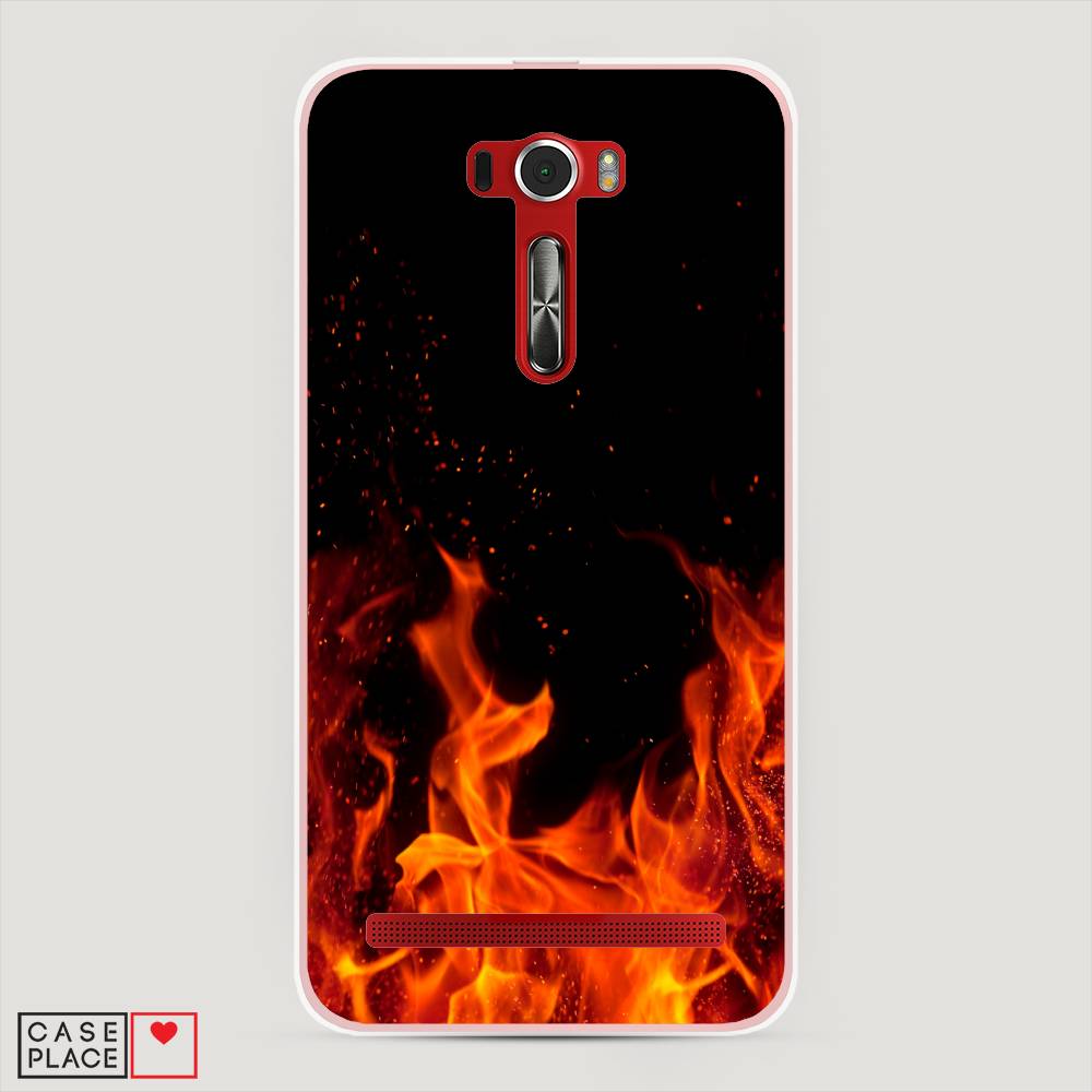 фото Чехол awog "все в огне" для asus zenfone 2 ze601kl