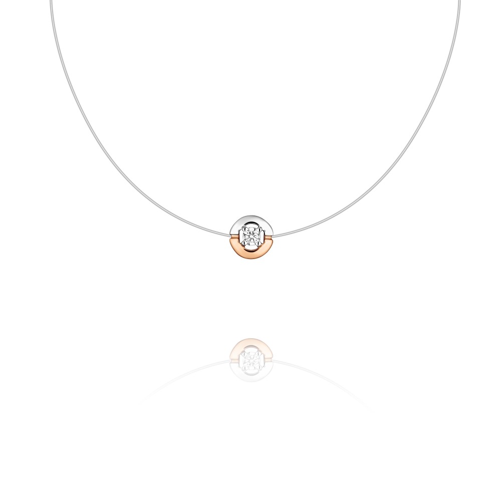 

Колье из красного золота 38 см ADAMAS 84035453/01-А50Д-72, фианит, 84035453/01-А50Д-72