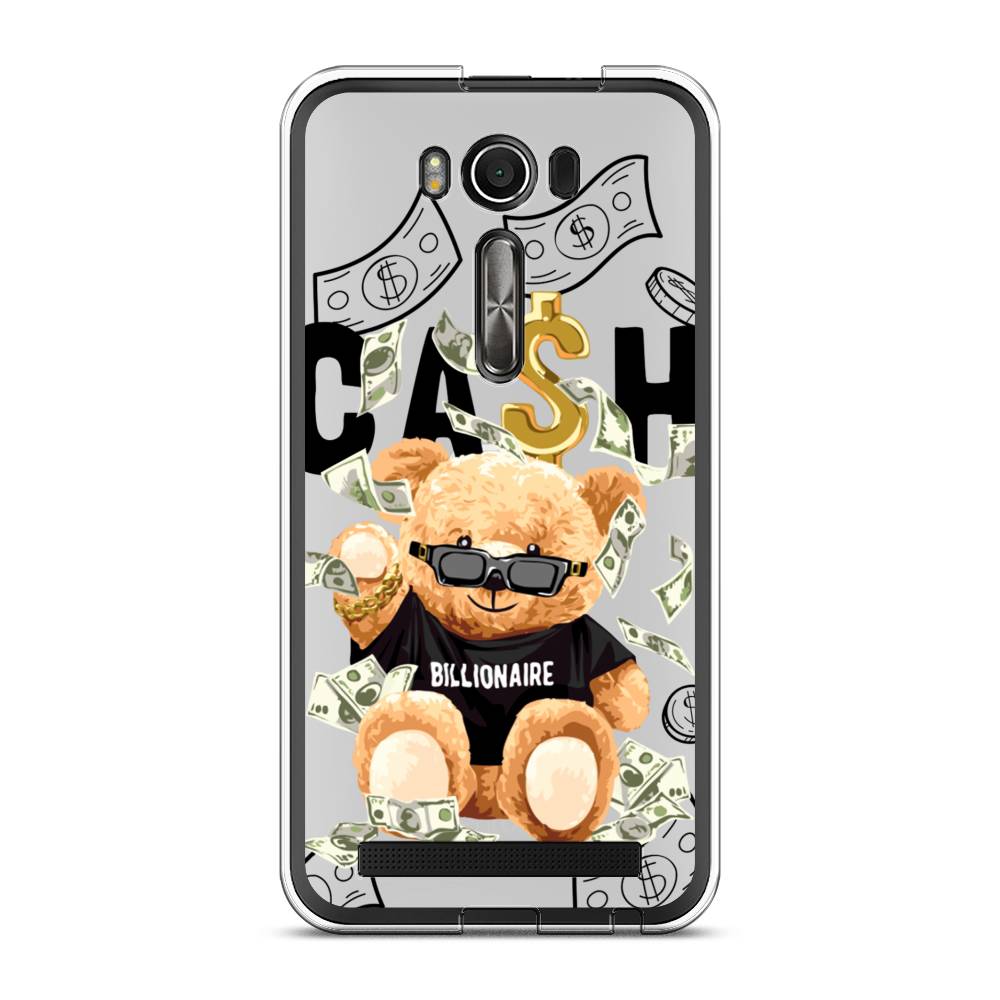 

Чехол на Asus Zenfone 2 Laser ZE500KL "Big cash", Черный;серый;бежевый, 40150-6