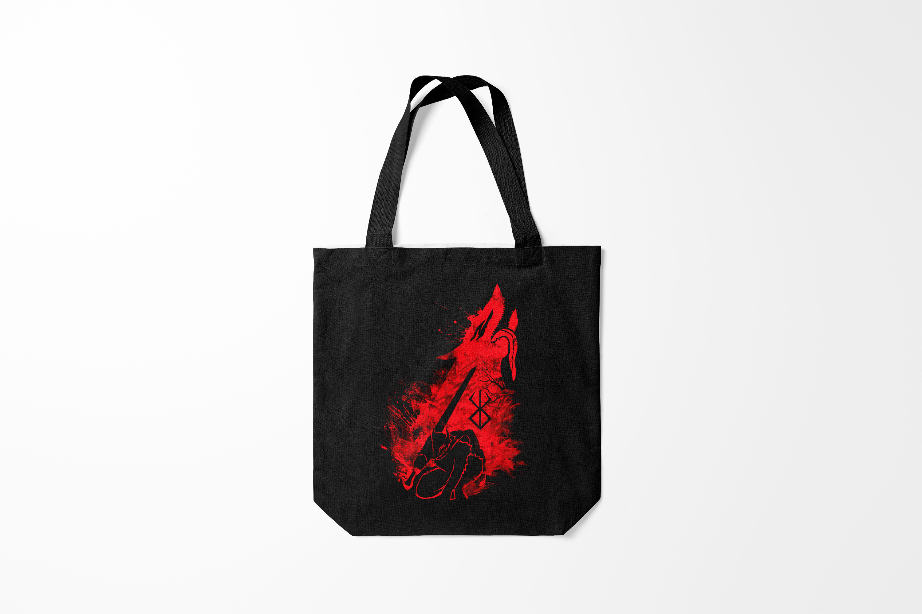 

Сумка шoппер унисекс Burnettie AKIRA logo white, красный, AKIRA logo white