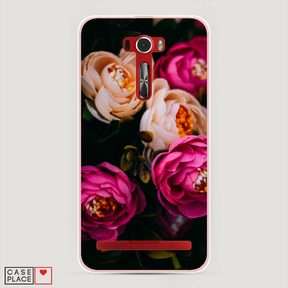 

Чехол Awog "Розовые пионы для черном" для Asus Zenfone 2 ZE601KL, 40650-8
