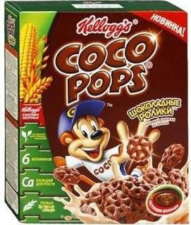 Готовый завтрак Kellogg's Coco Pops Шарики шоколадные 375 г