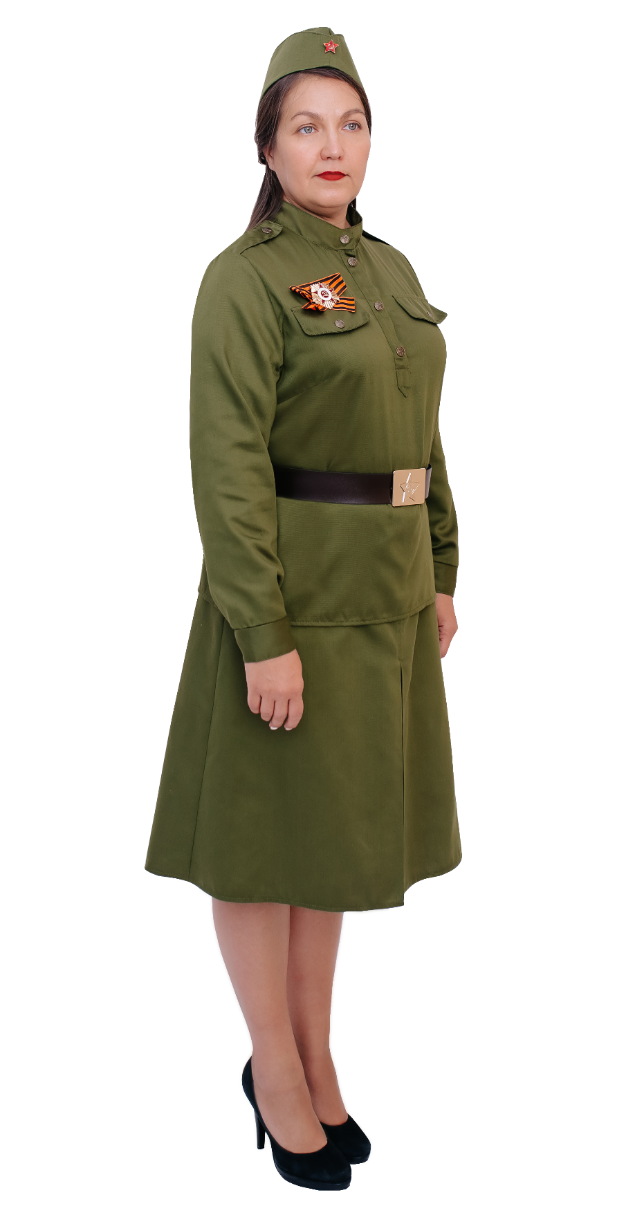 

Костюм карнавальный женский Batik 2111 к-21 хаки 46 RU, 2111 к-21