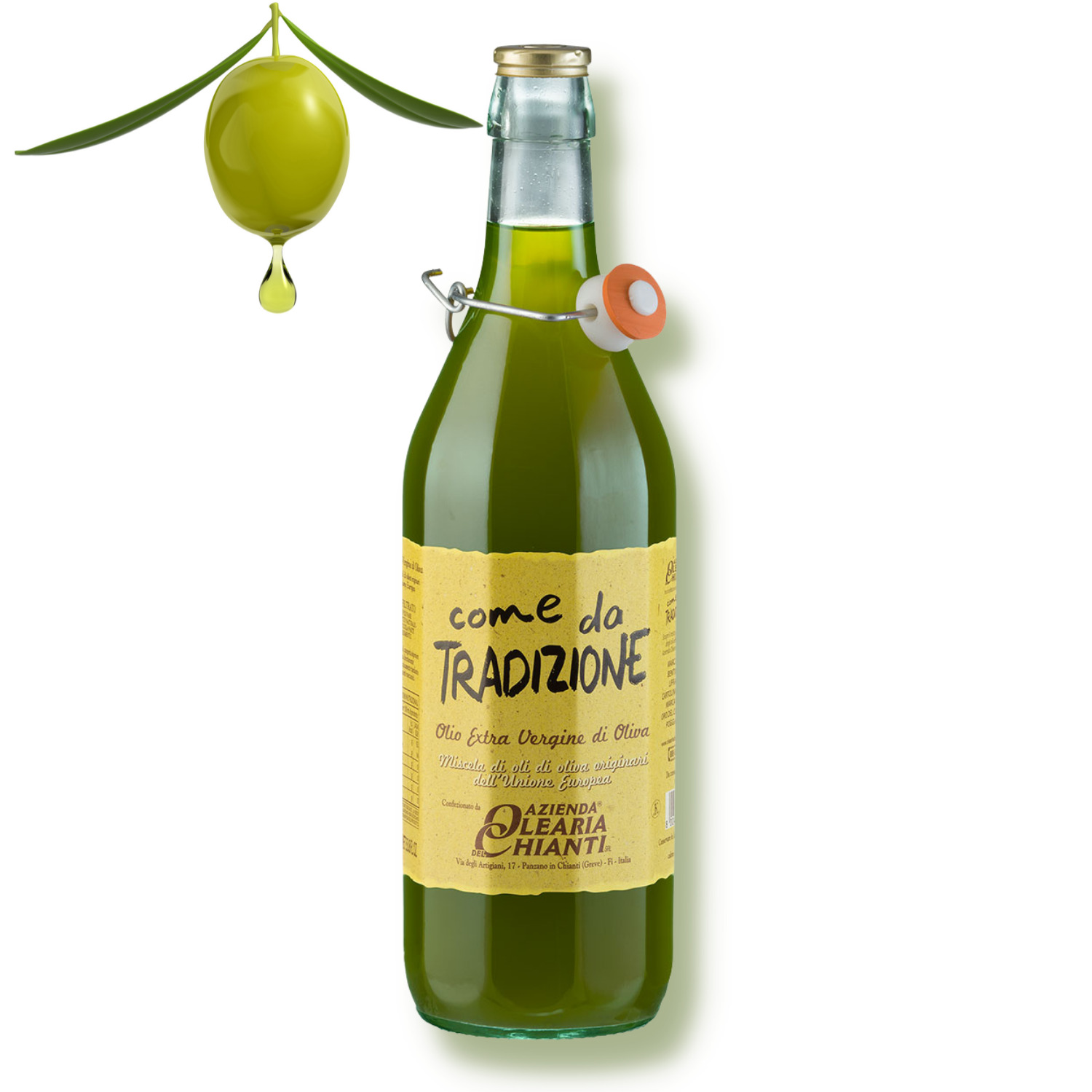 Оливковое масло Azienda Olearia del Chianti Come da tradizione Экстра верджин 1л 0162G