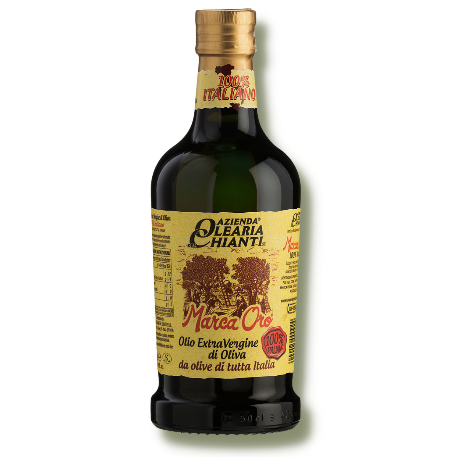 Оливковое масло Azienda Olearia del Chianti Marca Oro, первый отжим, 0,5л, 0004F6