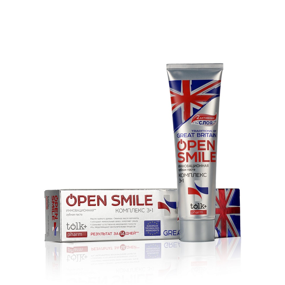 

Зубная паста Open Smile Традиции Британии 125г