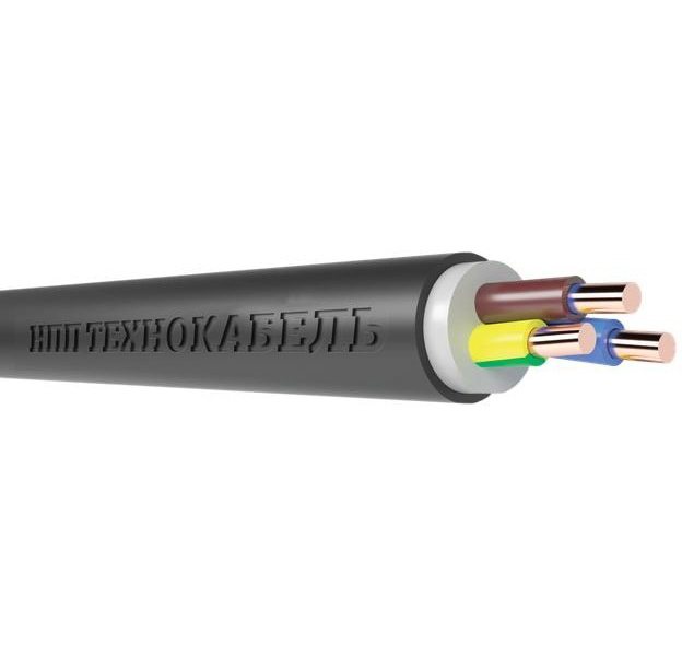 Кабель ППГнг(А)-HF 3х4 ОК (N PE) 0.66кВ (м) Технокабель 00-00148272