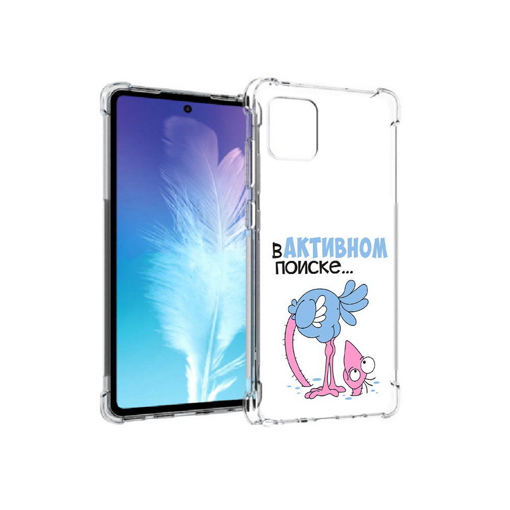 

Чехол MyPads Tocco для Samsung Galaxy Note 10 Lite в активном поиске (PT142413.491.255), Прозрачный, Tocco