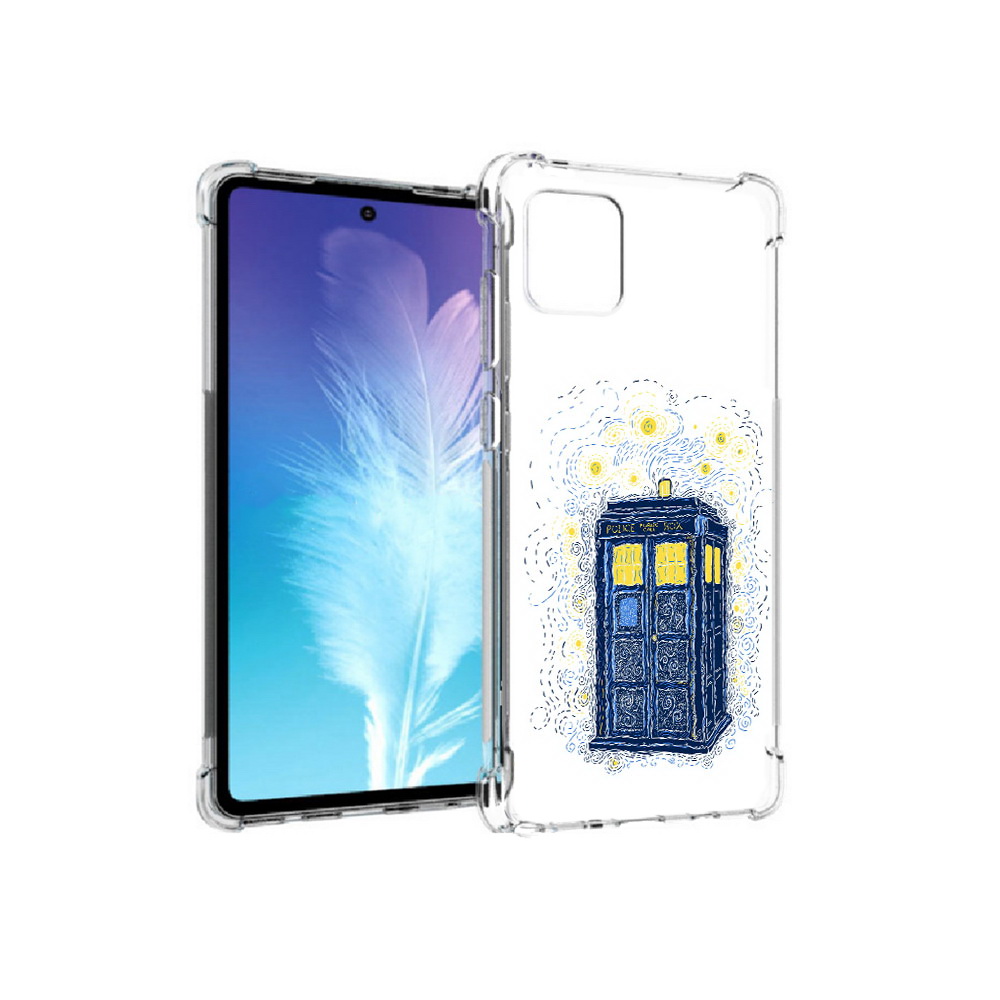 

Чехол MyPads Tocco для Samsung Galaxy Note 10 Lite будка рисунок (PT142413.491.249), Прозрачный, Tocco