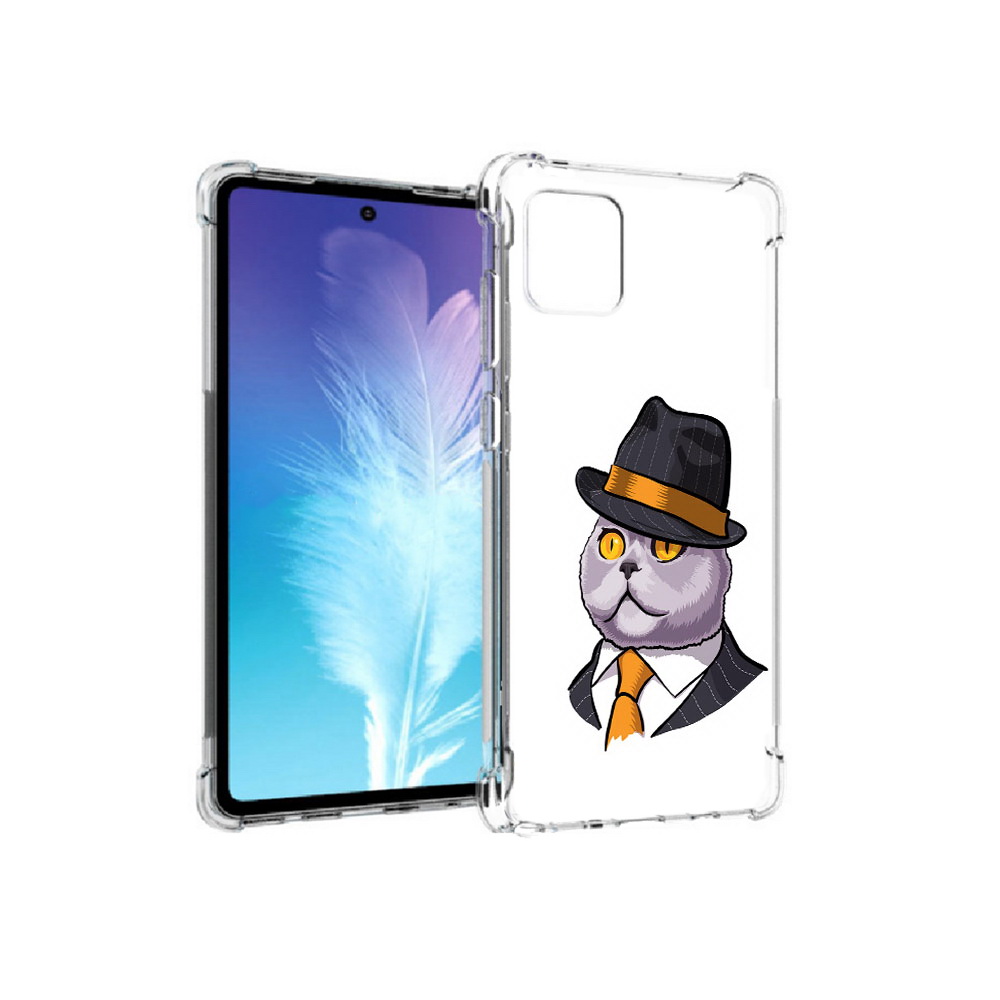 

Чехол MyPads Tocco для Samsung Galaxy Note 10 Lite британец (PT142413.491.247), Прозрачный, Tocco