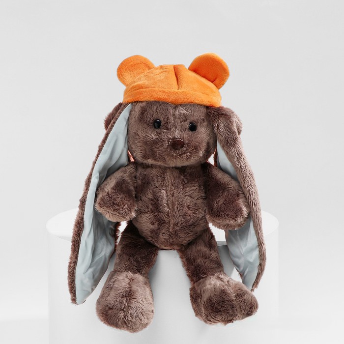 Мягкая игрушка зайка Мишутка Lu, 25 см шляпа для девочки minaku зайка коричневый р р 52