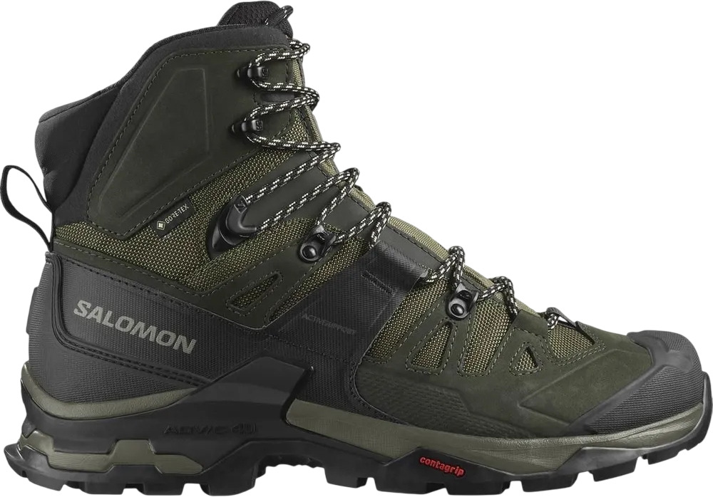 Ботинки мужские Salomon QUEST 4 GTX OlvNig/Peat/Safari зеленые 11 UK