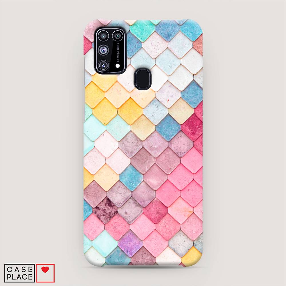 

Пластиковый чехол "Нежные ромбики" на Samsung Galaxy M31, 2100720-3