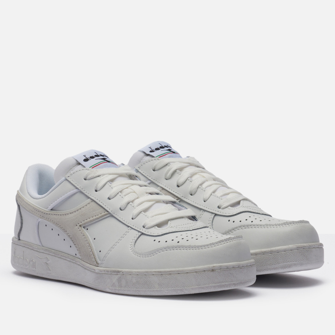 

Мужские кроссовки Diadora Magic Basket Low Icona Leather белый, размер 40.5 EU, Magic Basket Low Icona Leather