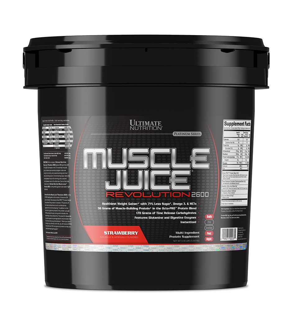 Гейнер Ultimate Nutrition, Muscle Juice 2544 - 4750g (Клубника)