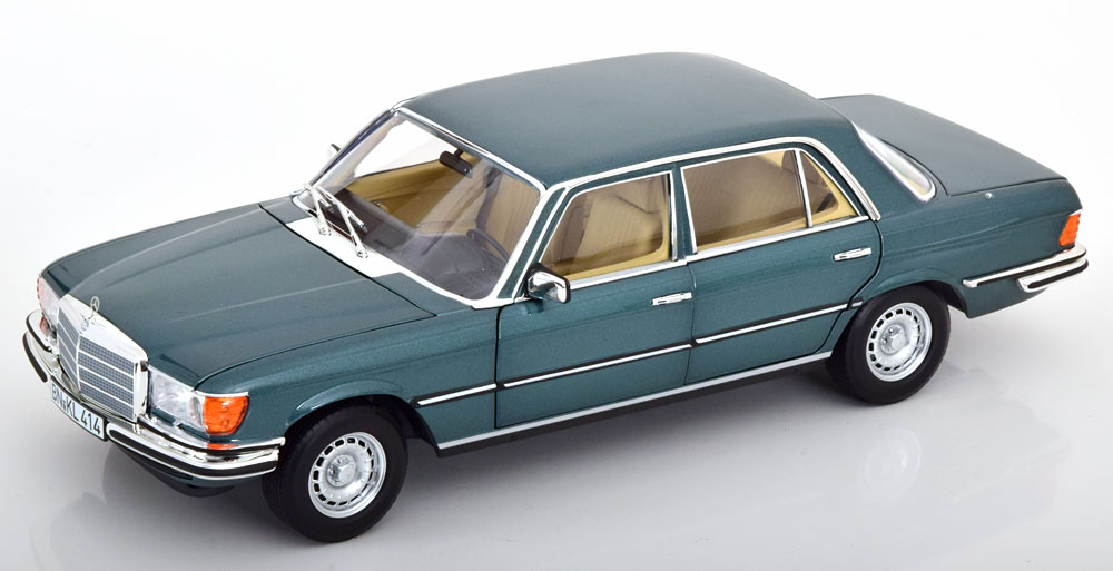 Модель коллекционная NOREV Mercedes W116 450 sel 6.9 1979 turquoise green metallic