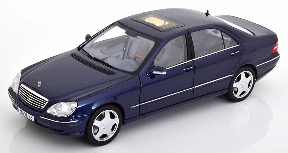 

Mercedes W220 s-class S55 amg 2000 blue metallic / мерседес с-класс амг синий