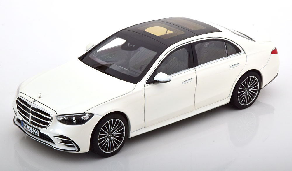 

Mercedes W223 s-class amg-line 2023 white metallic / мерседес C580 амг с-класс белый