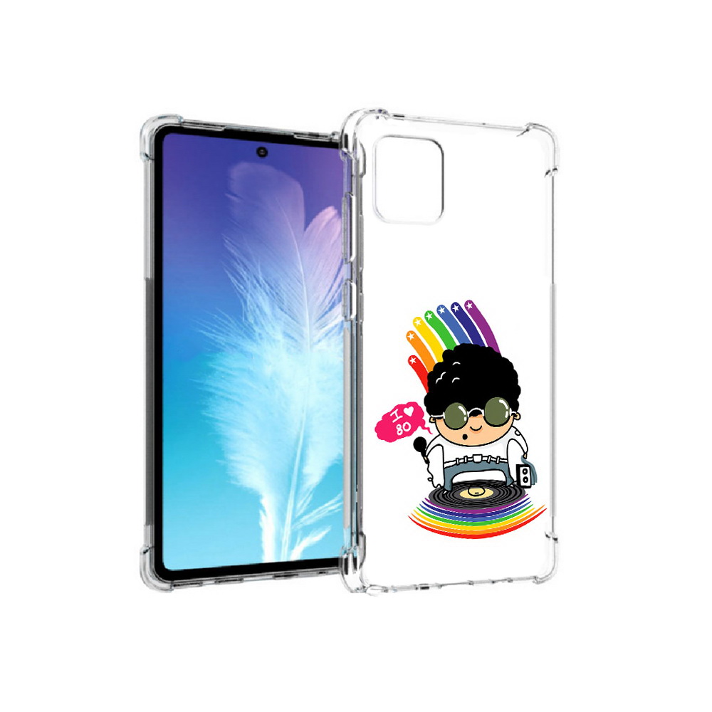 

Чехол MyPads Tocco для Samsung Galaxy Note 10 Lite Я люблю 80-е (PT142413.491.205), Прозрачный, Tocco