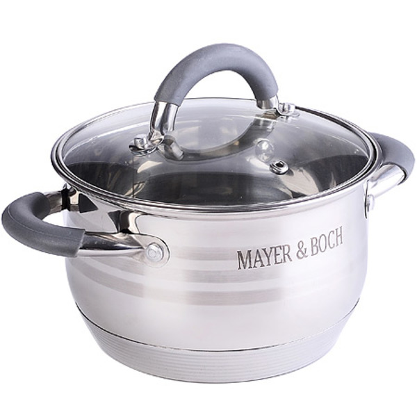 

Кастрюля MAYER & BOCH 2,9 литра 30943, Серый