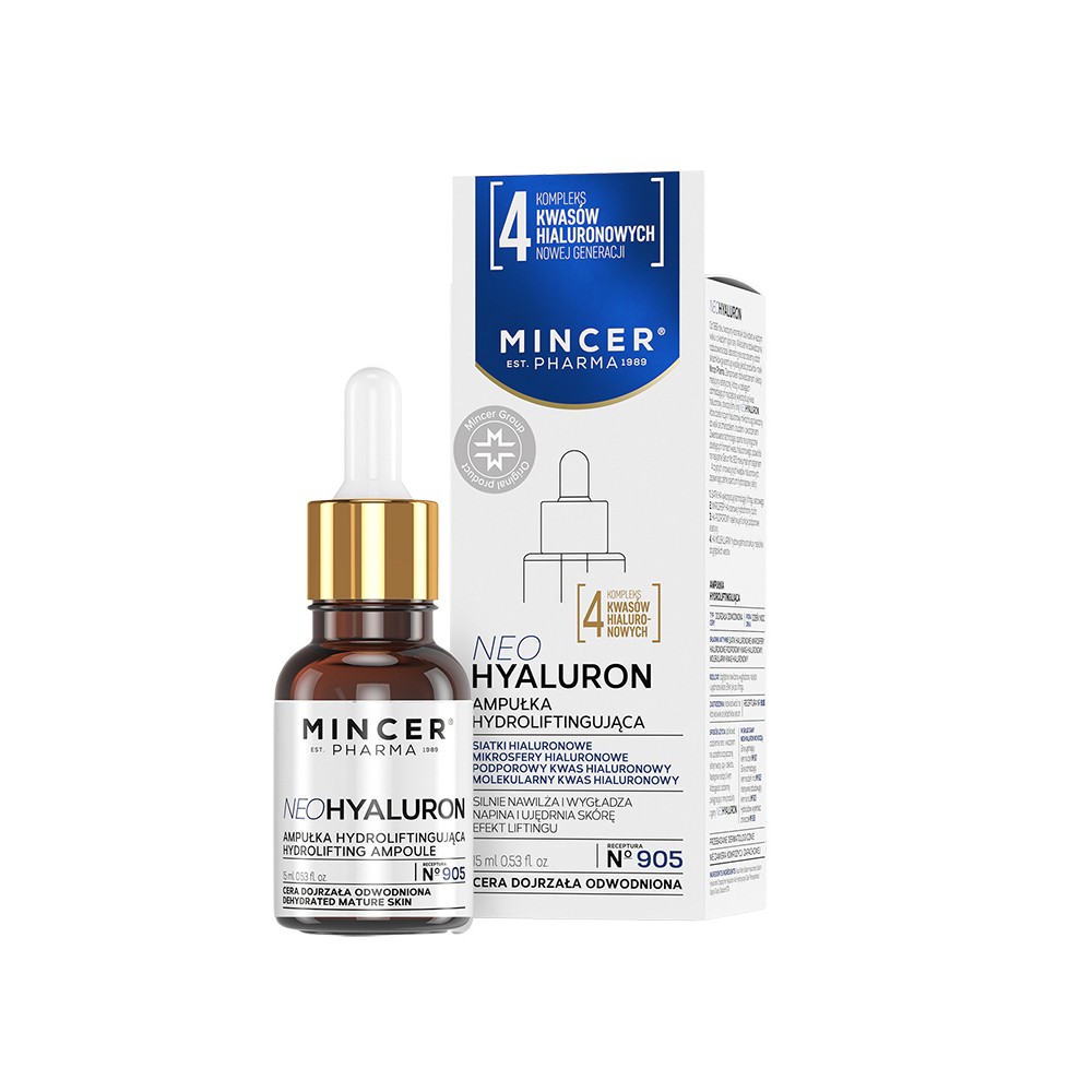 Гидролипидная лифтинг-сыворотка для лица Mincer Pharma Neo Hyaluron 15мл