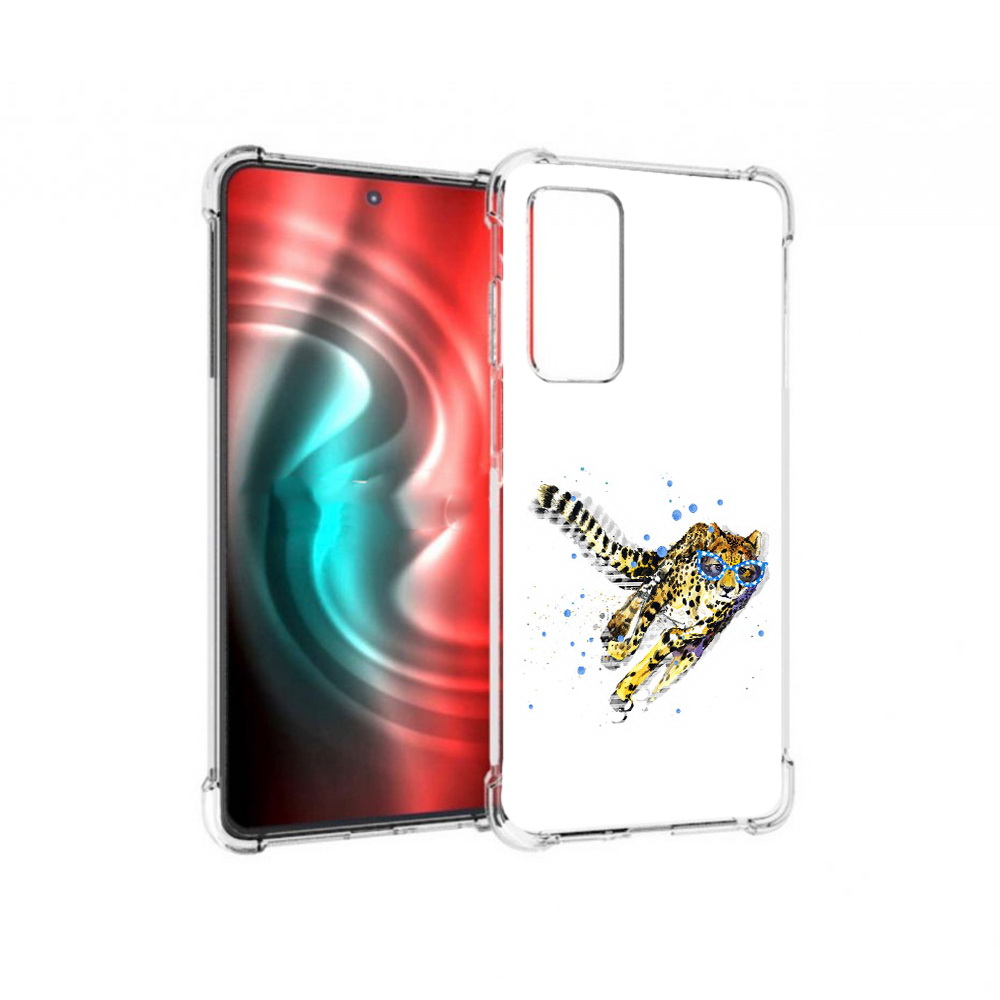 

Чехол MyPads Tocco для Motorola 20 гепард в очках (PT227072.363.287), Прозрачный, Tocco