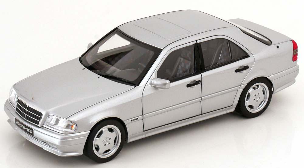 Модель коллекционная NOREV Mercedes W202 C36 amg 1993 silver