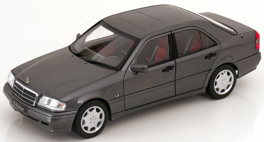 

Модель коллекционная NOREV Mercedes W202 c-klasse mopf 1997 grey metallic, Серый
