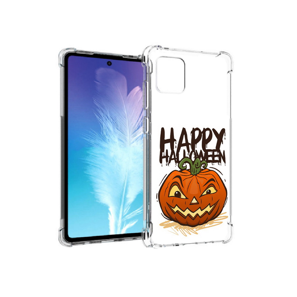 

Чехол MyPads Tocco для Samsung Galaxy Note 10 Lite Хэллоуин счастливый (PT142413.491.195), Прозрачный, Tocco