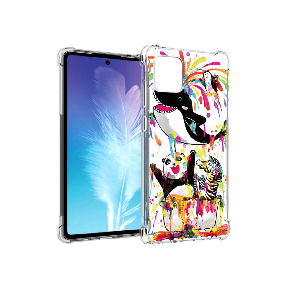 

Чехол MyPads Tocco для Samsung Galaxy Note 10 Lite Хиппи кит (PT142413.491.191), Прозрачный, Tocco