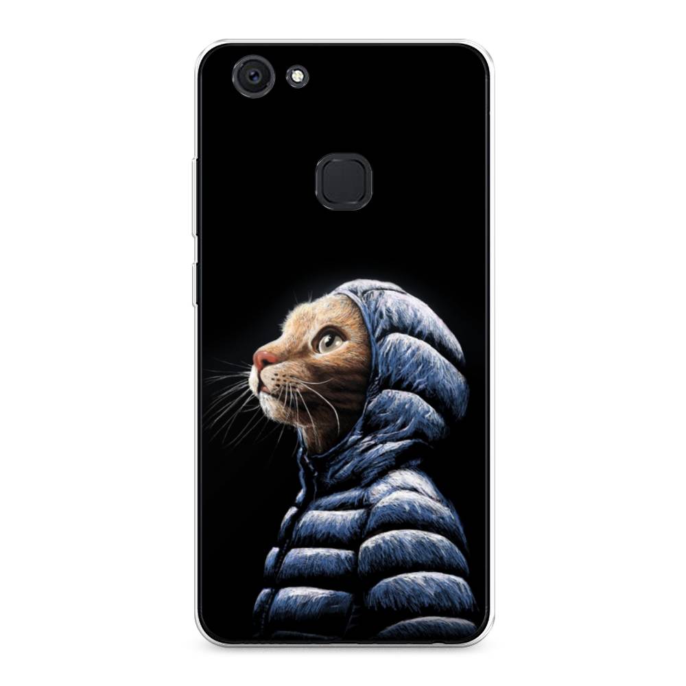 

Чехол Awog на Vivo V7 Plus "Кот в капюшоне", Разноцветный, 260750-2