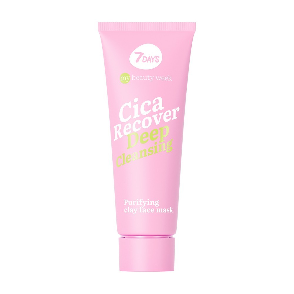 Очищающая глиняная маска для лица 7 days My Beauty Week Cica Recover 80мл