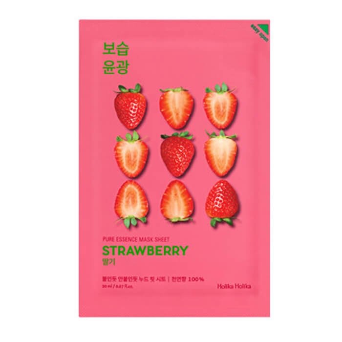 Освежающая тканевая маска для лица Holika Holika Pure Essence Mask Sheet Strawberry 20мл