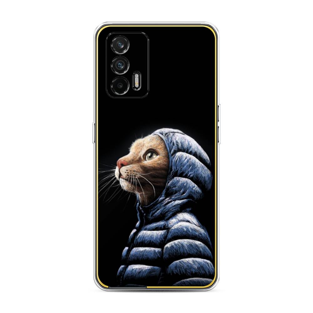 

Чехол Awog на Realme GT "Кот в капюшоне", Разноцветный, 256350-2
